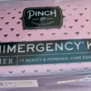 "PINCH PROVISIONS MINIMERGENCY KIT FOR HER" IT HAS 17 ESSENTIALS INSIDE!